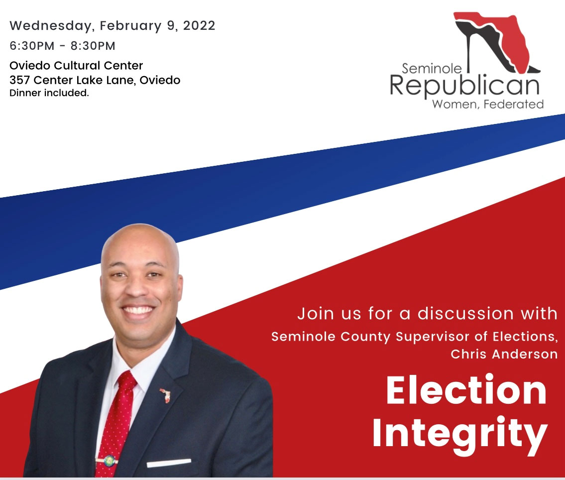 Election Integrity with Seminole County Supervisor of Elections, Chris Anderson